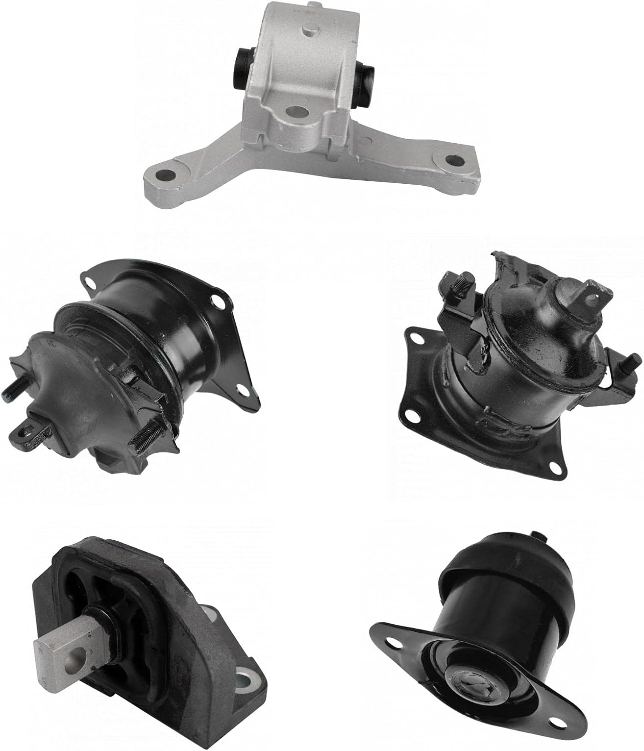 TRQ Engine Transmission Motor Mount Kit for 2007-2008 Acura TL