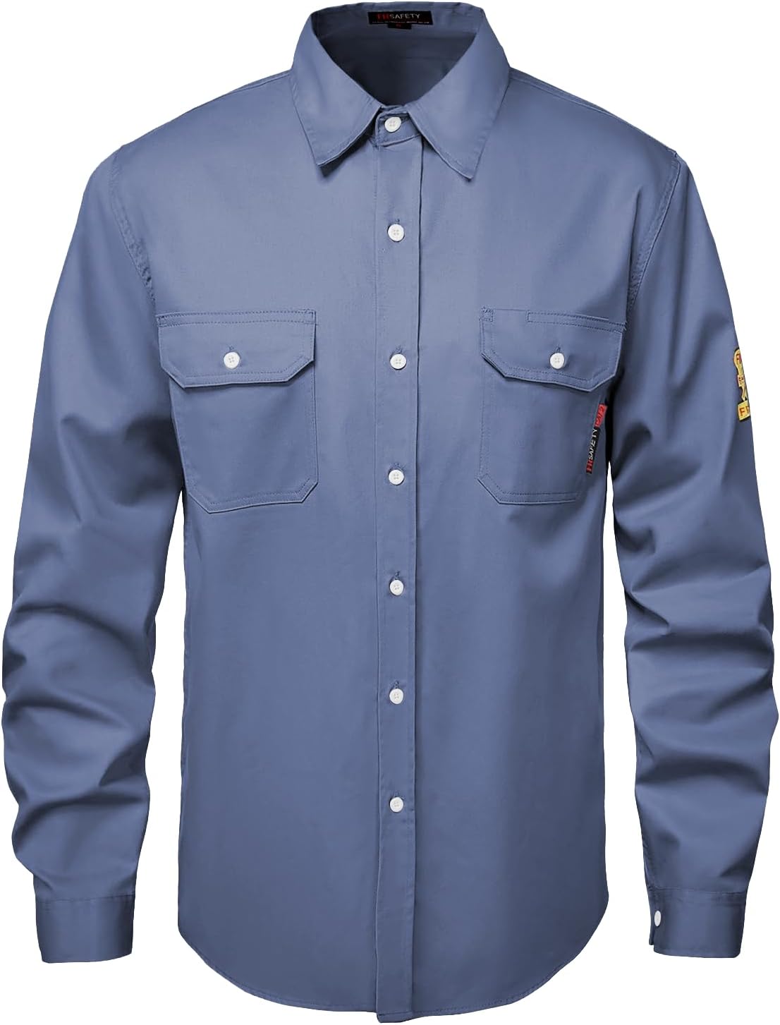 7oz FR Shirts for Men - Hi Vis Flame Resistant Longsleeve Wear