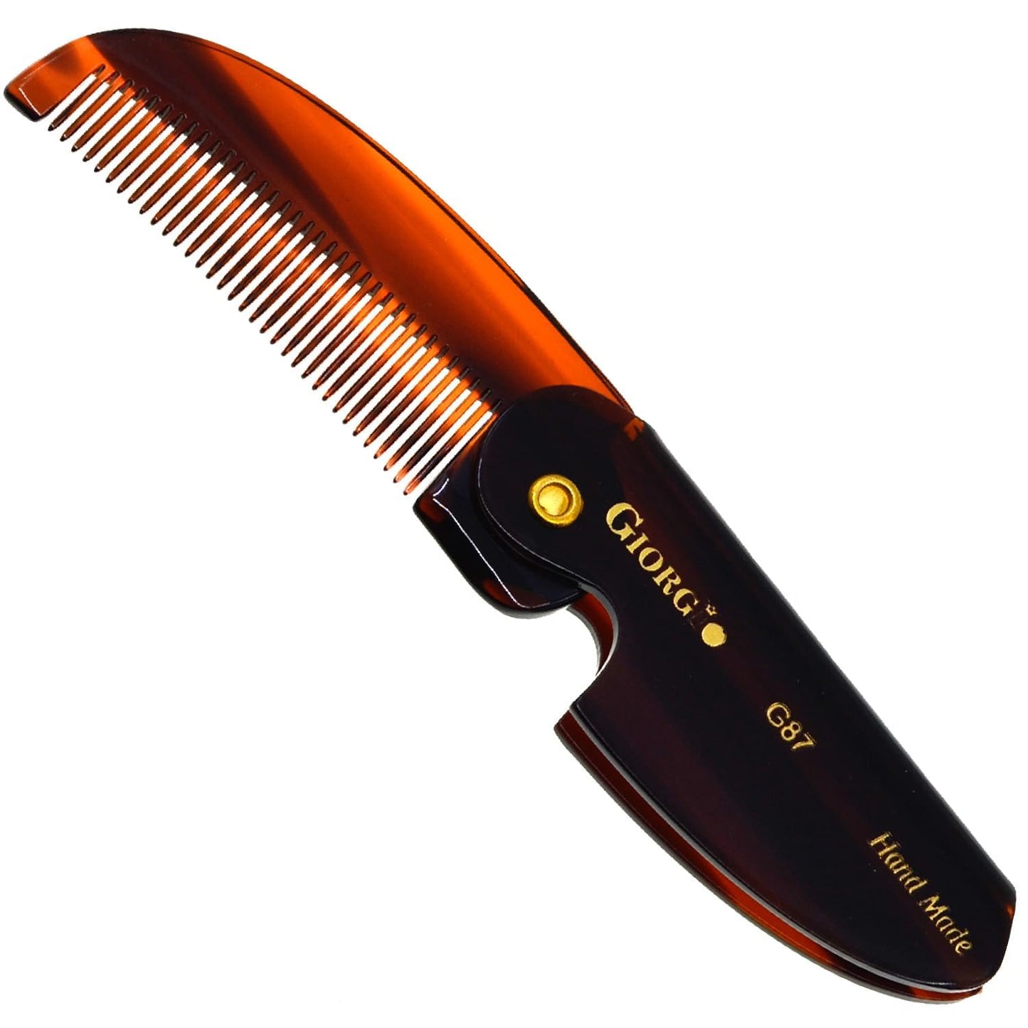 Giorgio G87 Pocket Mustache and Beard Comb for Daily Grooming