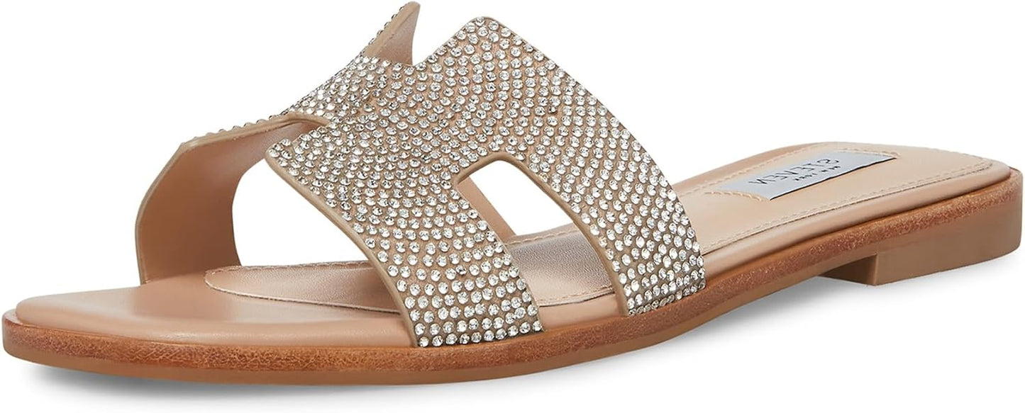 Steve Madden Hadyn Womens Flat Sandals for Stylish Comfort