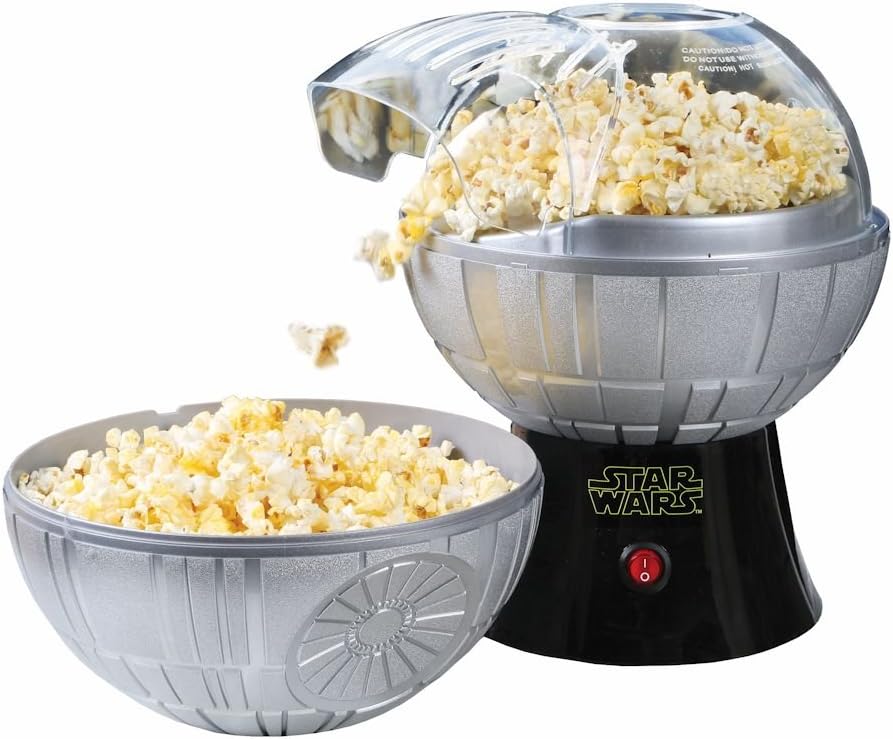 Star Wars Death Star Popcorn Maker - Hot Air Style Fun Snack