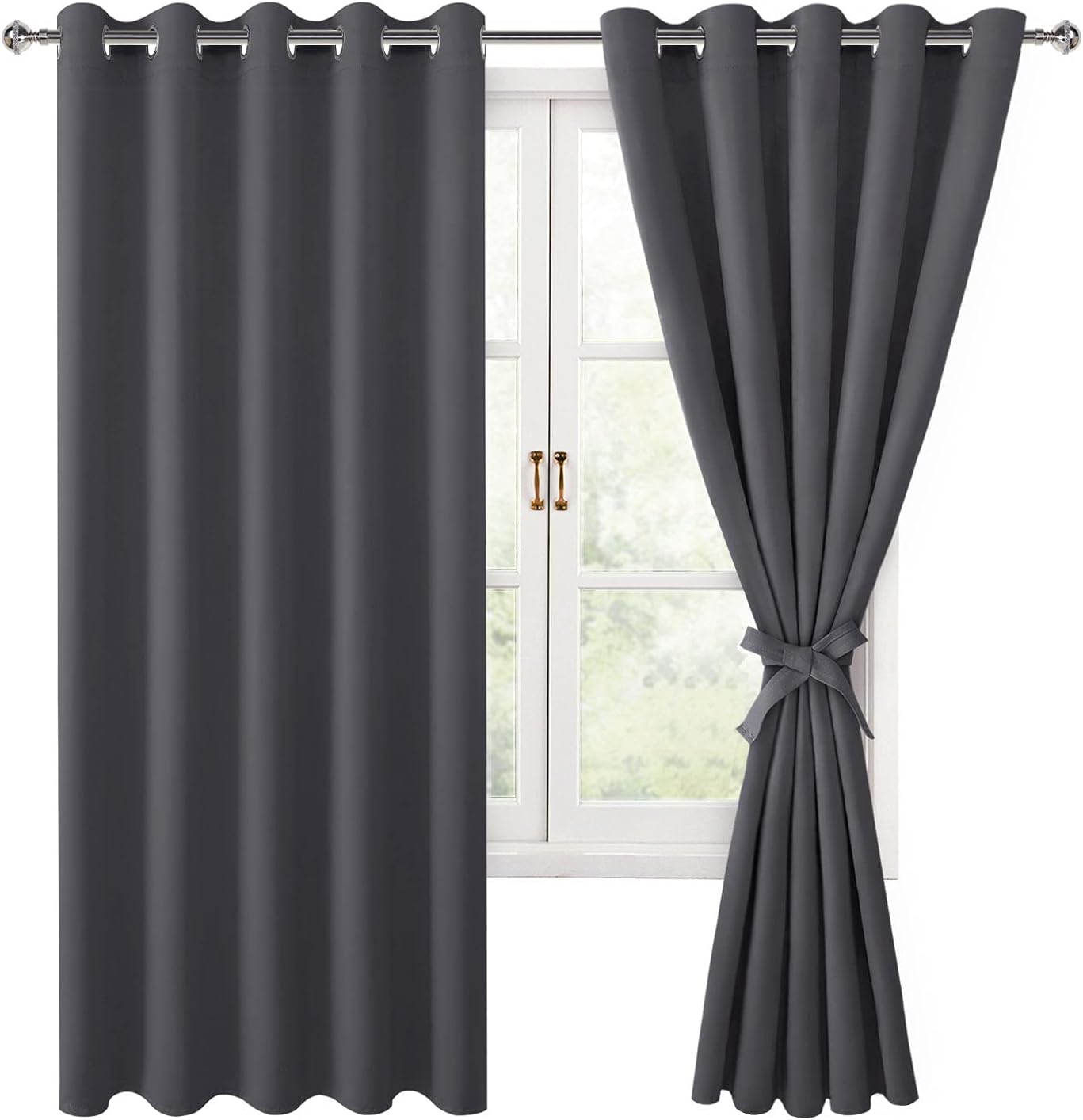 Hiasan Blackout Curtains for Bedroom - Thermal Insulated Panels
