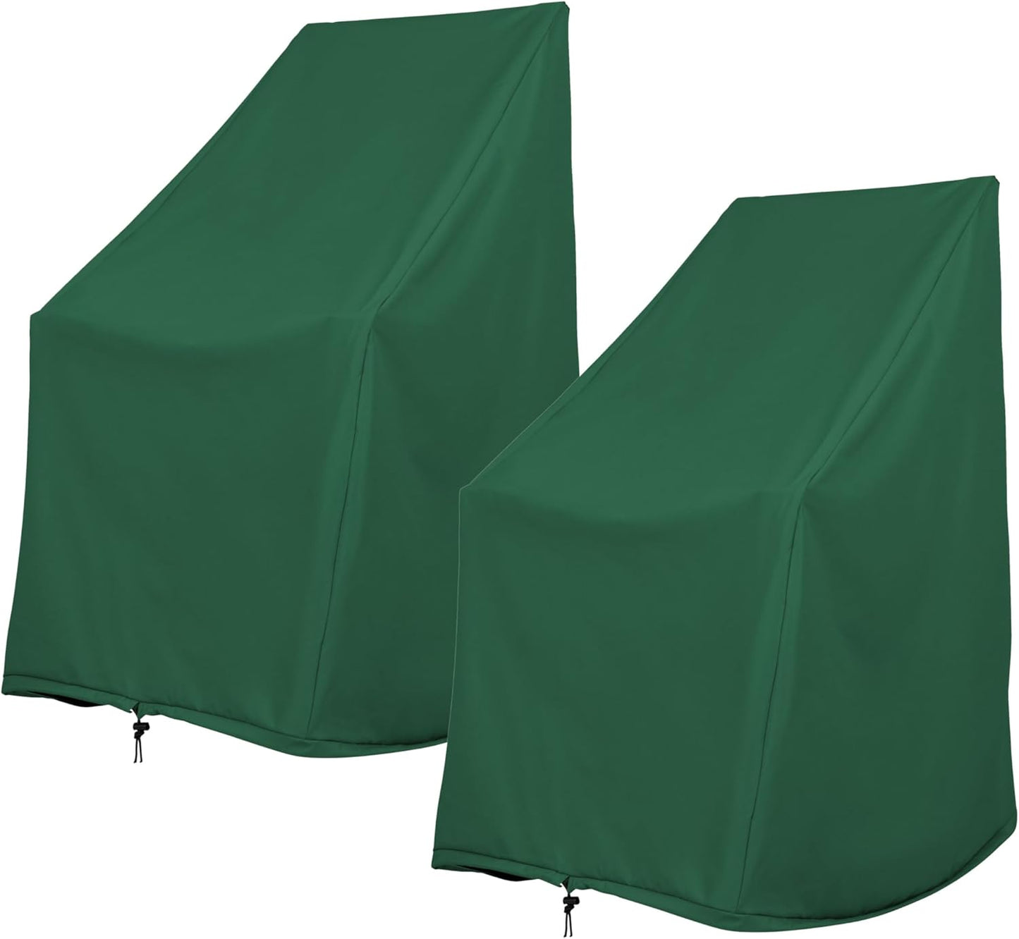 Weatherproof Outdoor Rocking Chair Cover Set of 2 in Hunter Green
