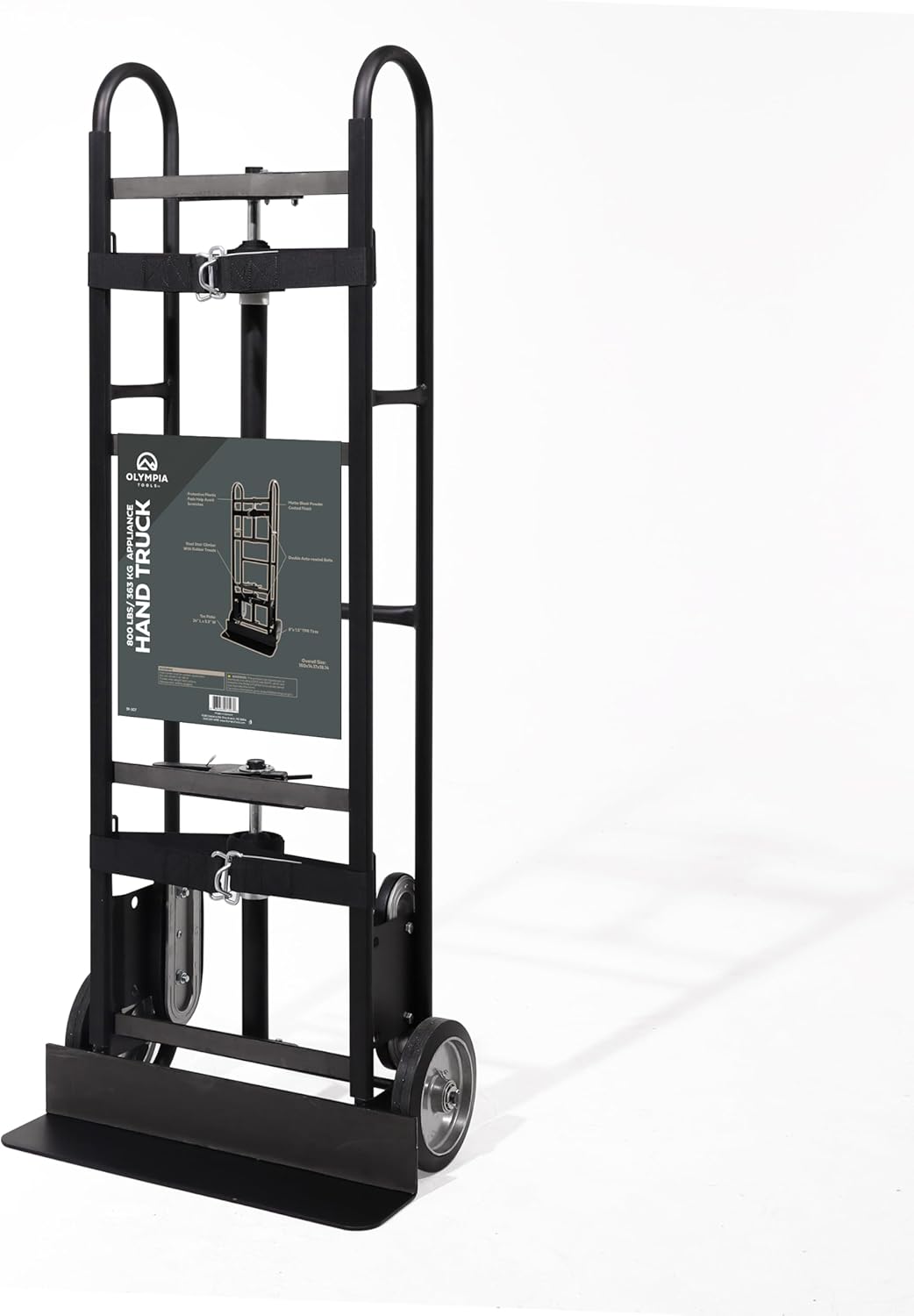 Olympia Tools 800LB Auto-Recoil Hand Truck for Heavy Loads