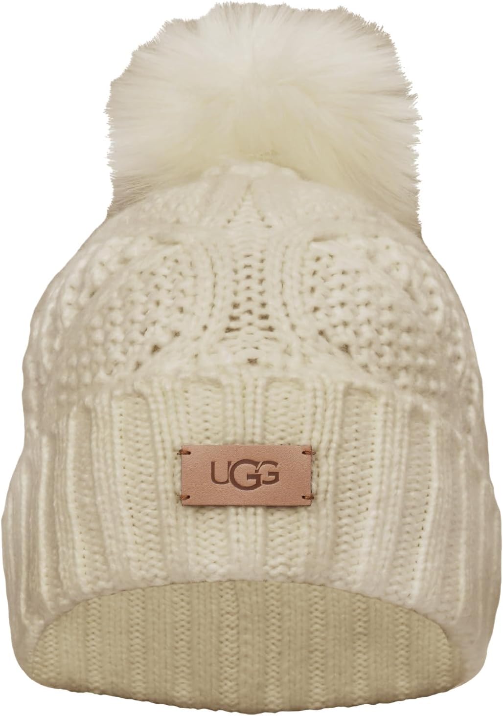 UGG Women's Cable Pom Beanie - Cozy Winter Accessory for Style