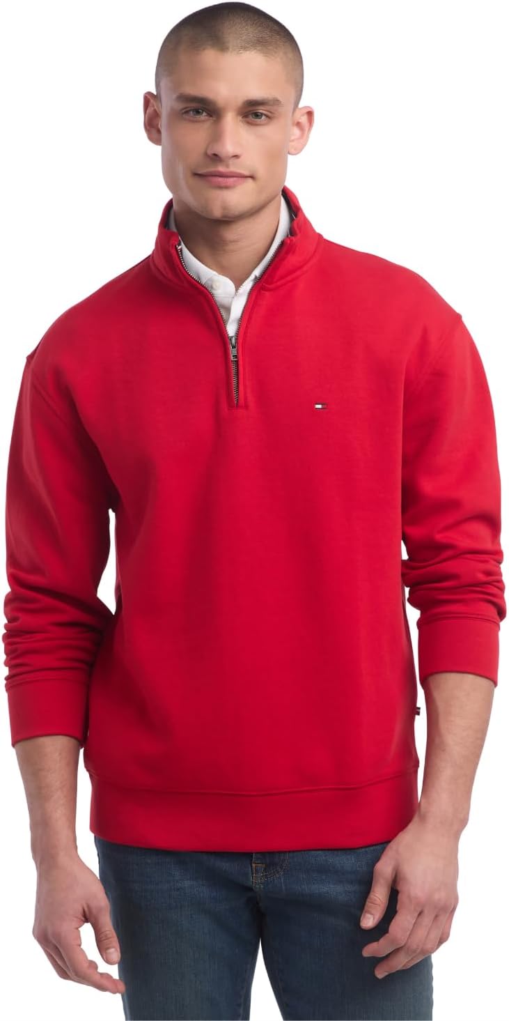 Tommy Hilfiger Bill 1/4 Zip Sweatshirt: Classic Comfort & Style