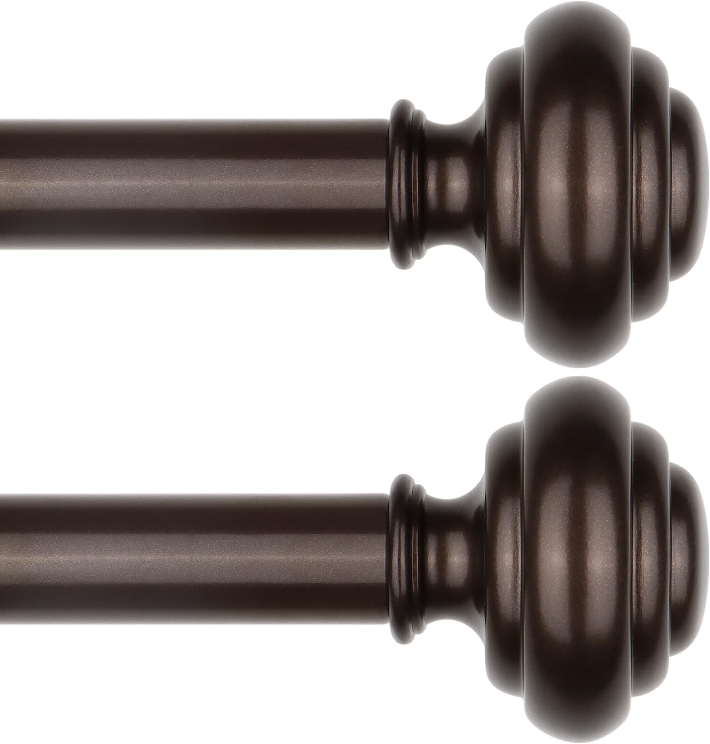 KAMANINA Adjustable Curtain Rods for Windows 32 to 58 Inches