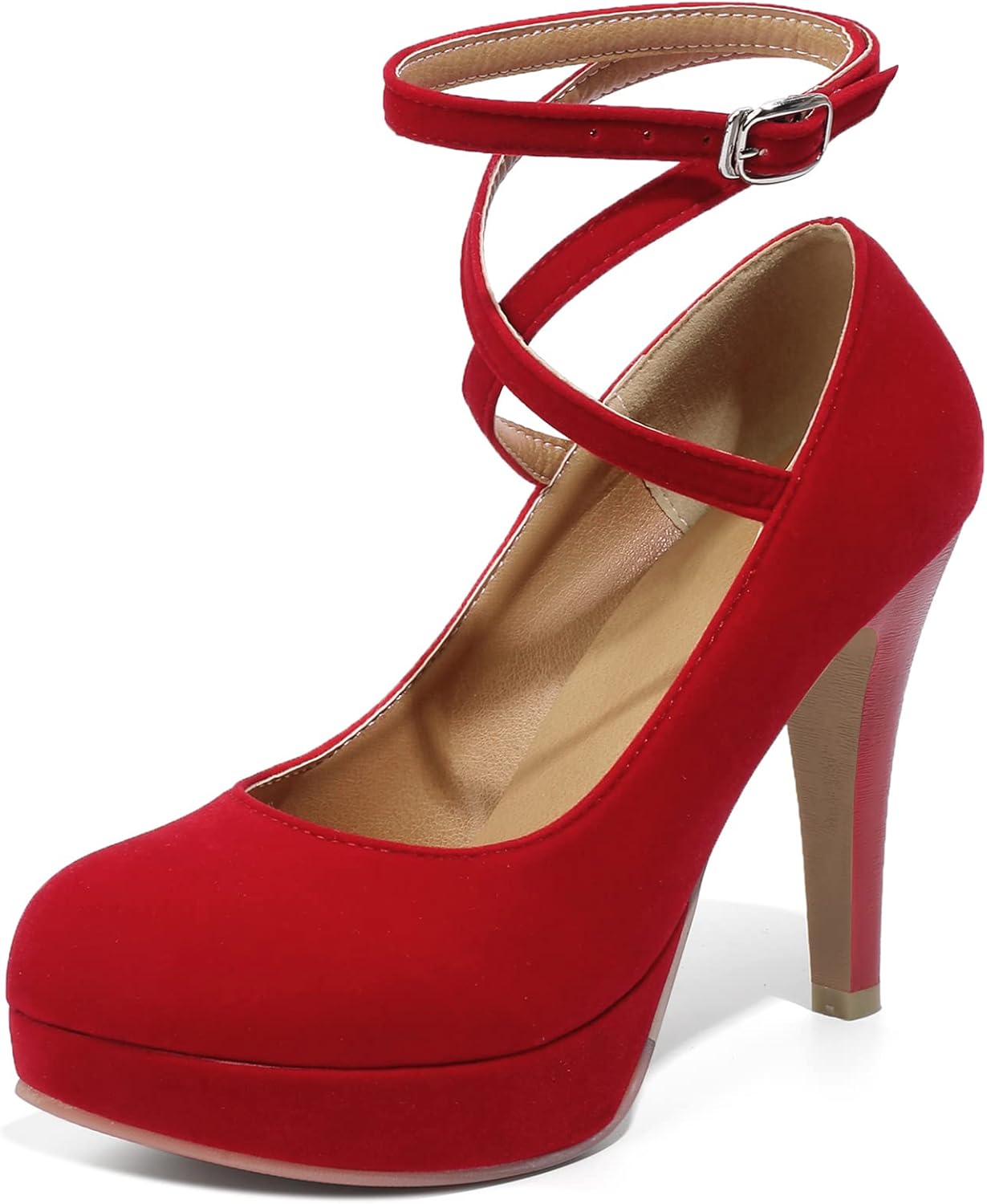 Mostrin Fashion Vintage Womens Bowtie Platform Pumps for Elegance