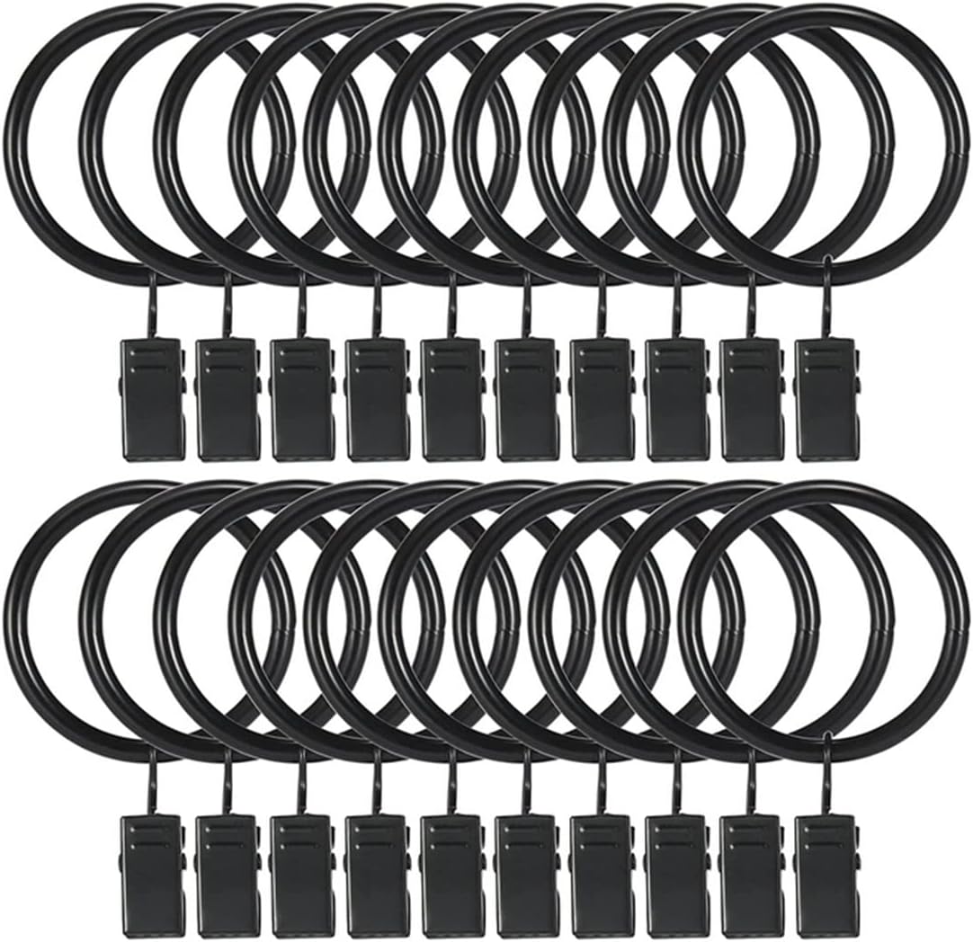 20 Heavy Duty Curtain Rings: Secure & Stylish!