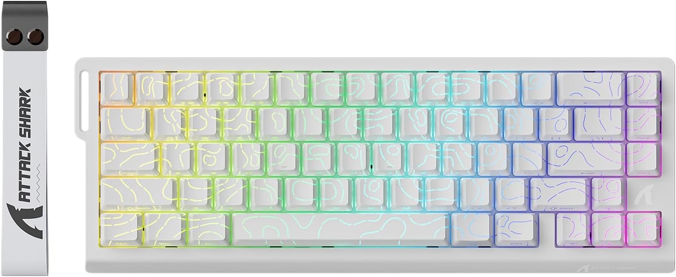 ATTACK SHARK X68 HE Rapid Trigger Mechanical Gaming Keyboard