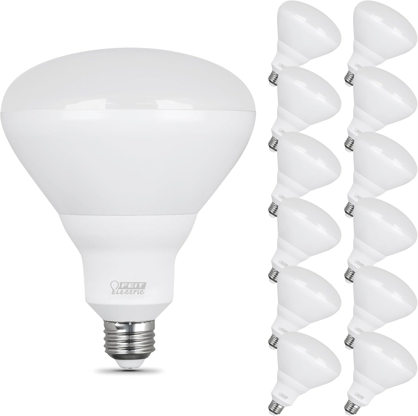 BR40 LED Light Bulbs - Dimmable, Bright White, Energy Saving