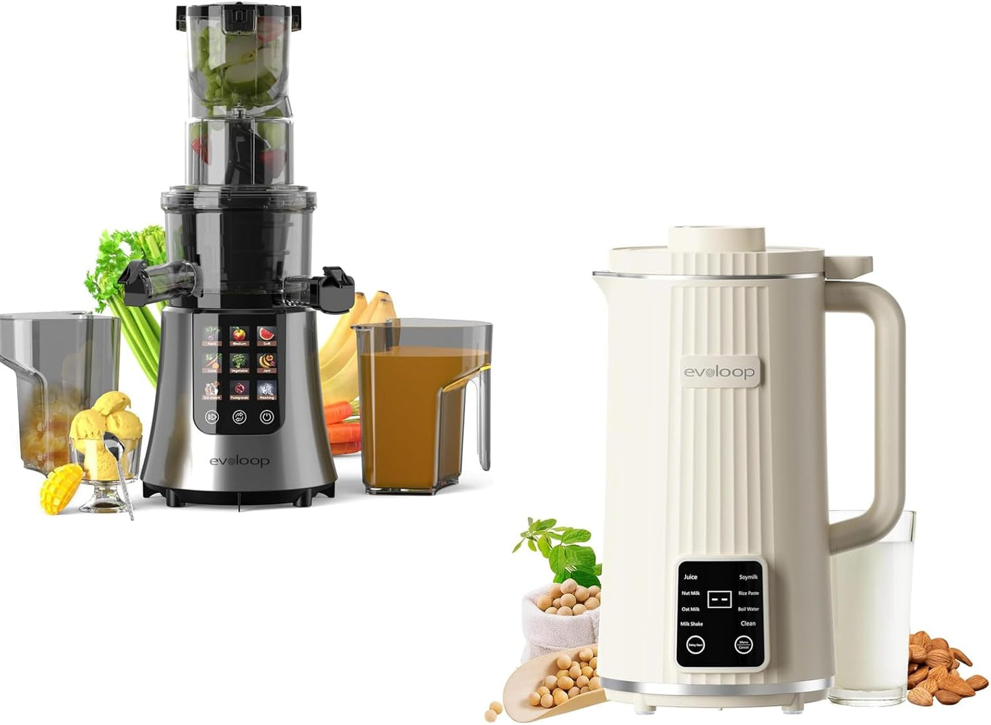 evoloop 8-in-1 Nut Milk Maker & Juicer