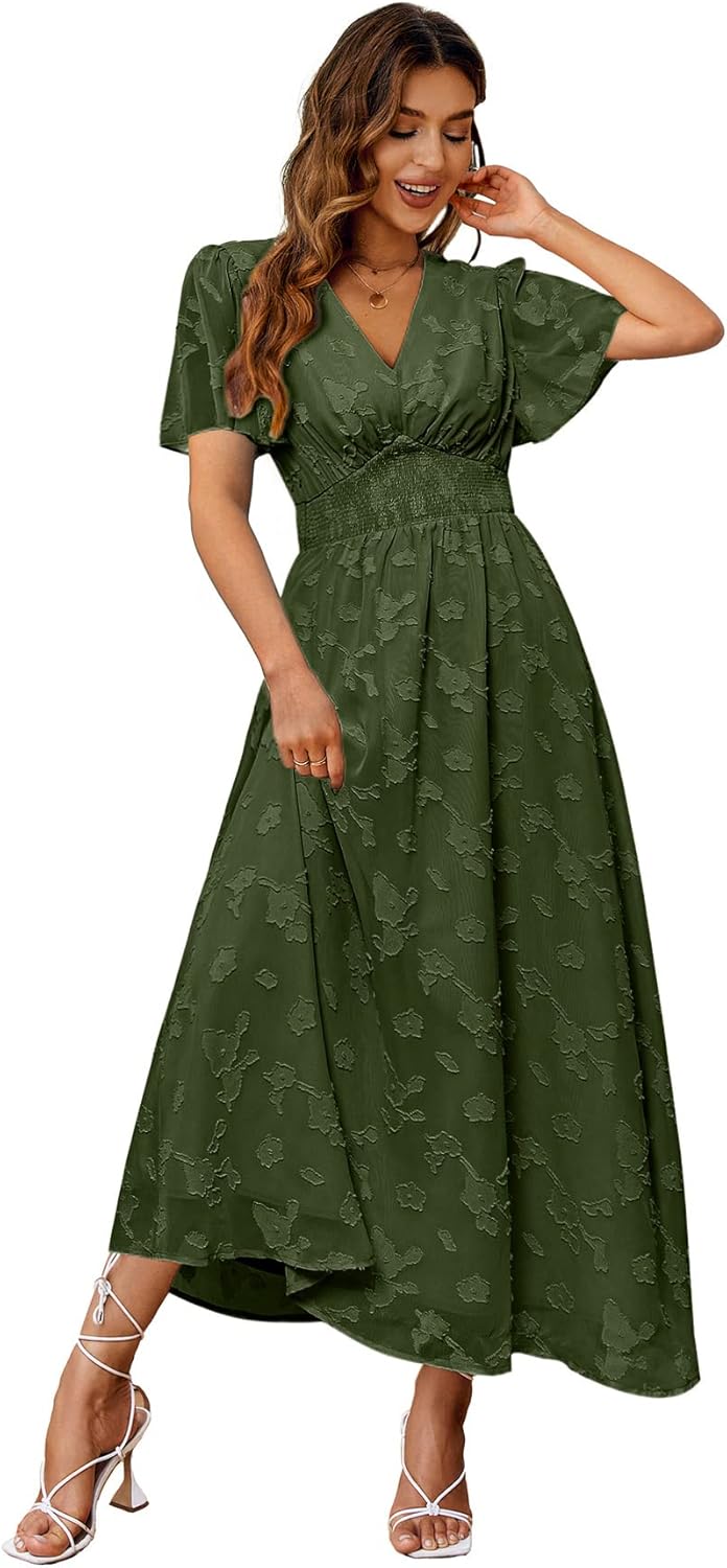 Simplee Women's Boho Floral Maxi Dress for Every Occasion