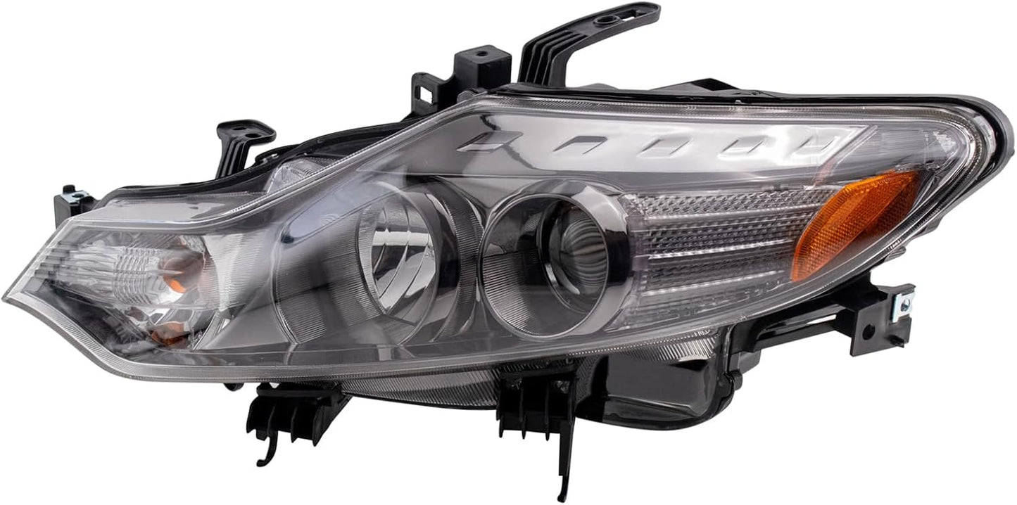 TRQ Driver Side Headlight Assembly for 2009-2014 Nissan Murano