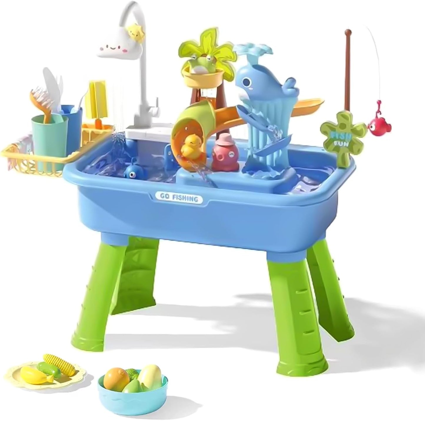 Play Sink with Running Water for Toddlers - Fun Water Table