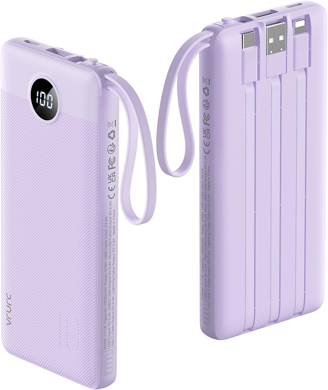 Fast Charge Everywhere: VRURC 10000mAh Power Bank