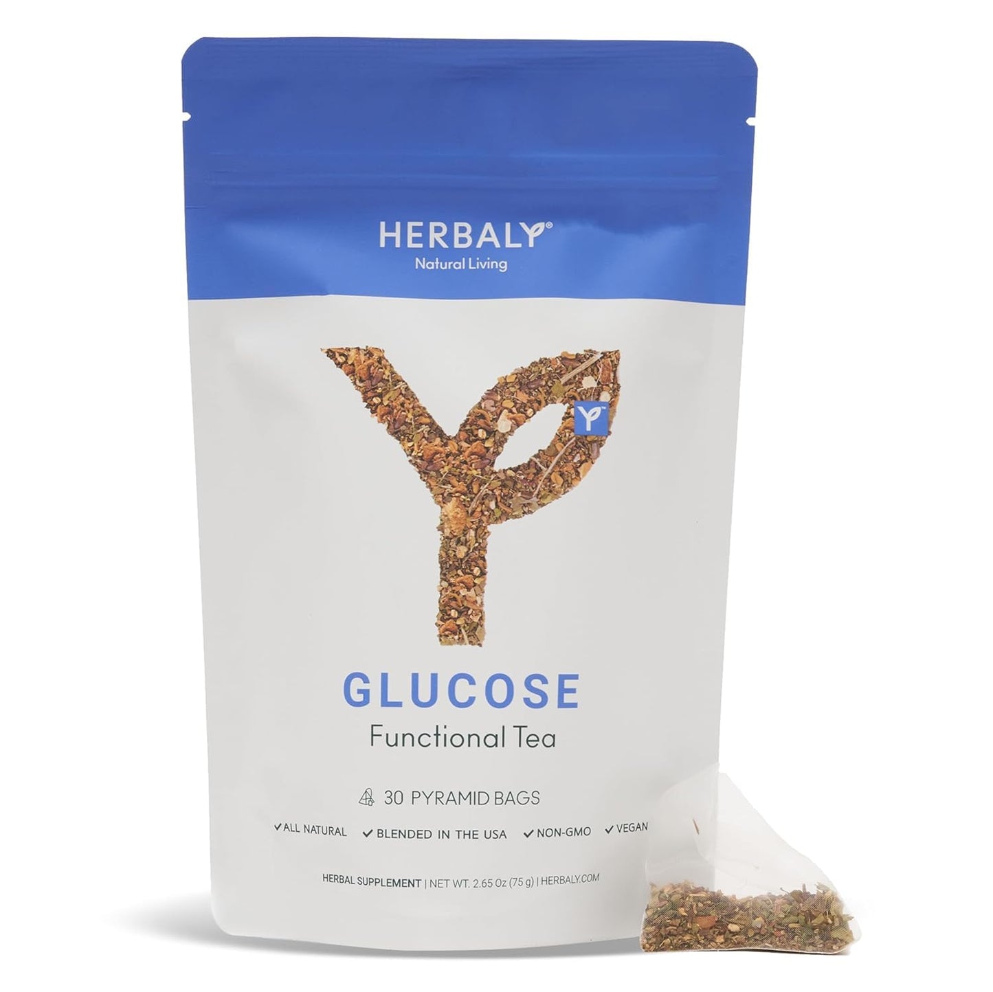 Herbaly Glucose Functional Tea - Wellness with Organic Ingredients