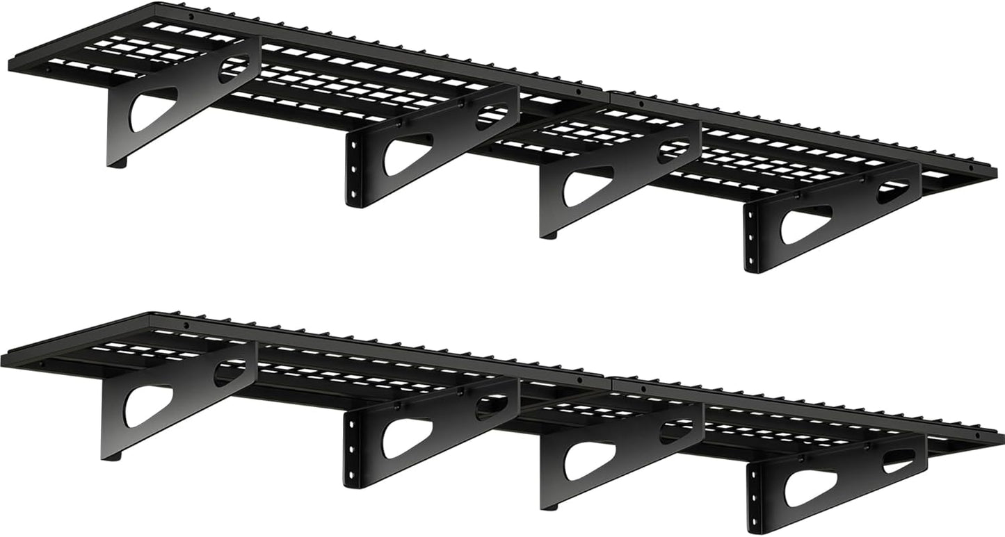 4-Pack 1.5x3FT Garage Shelving for Efficient Storage Solutions