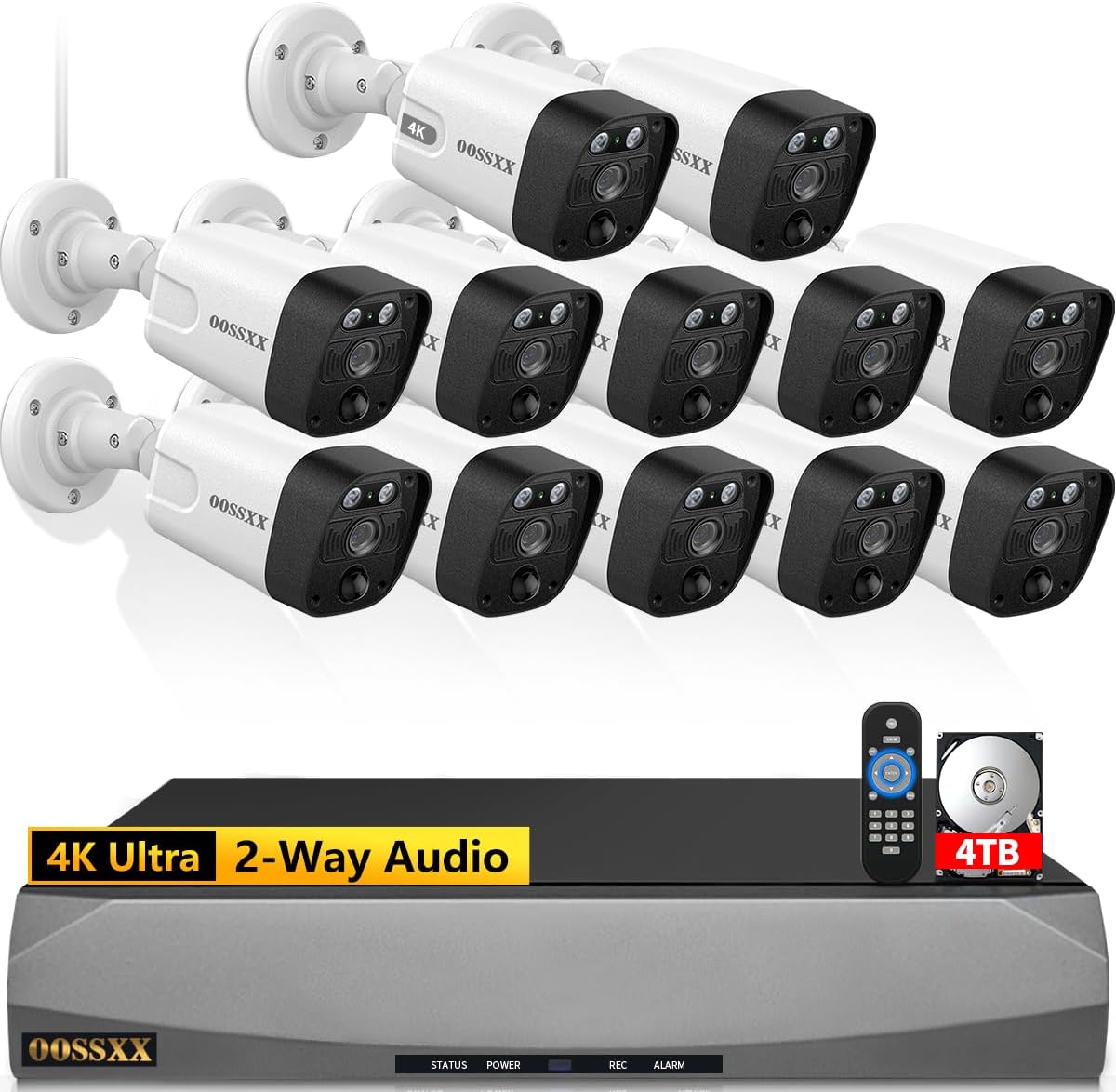 Ultra Wide 4K Outdoor Security Camera System