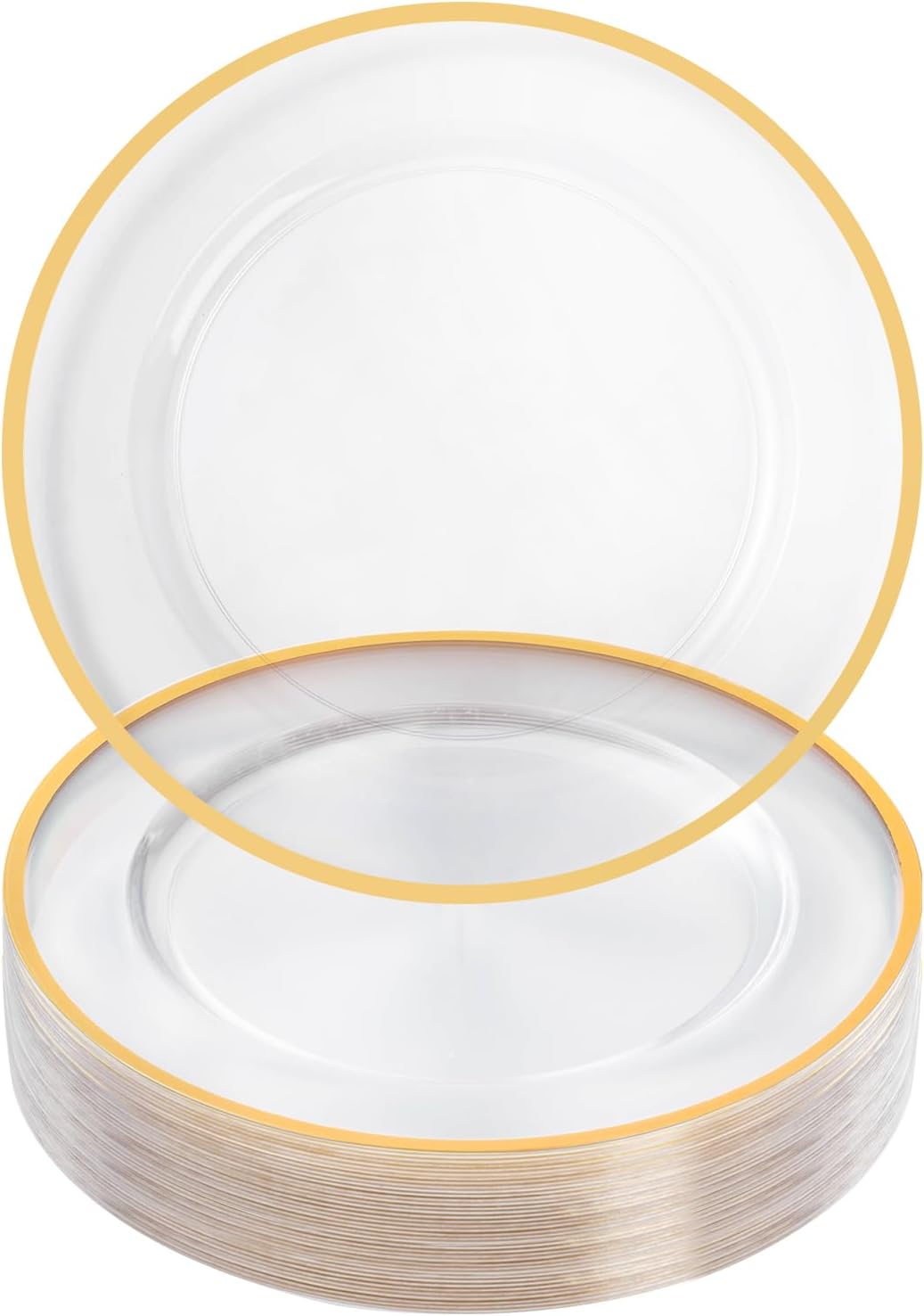 Glam Up Your Table: 12 Gold Charger Plates 25-Pack