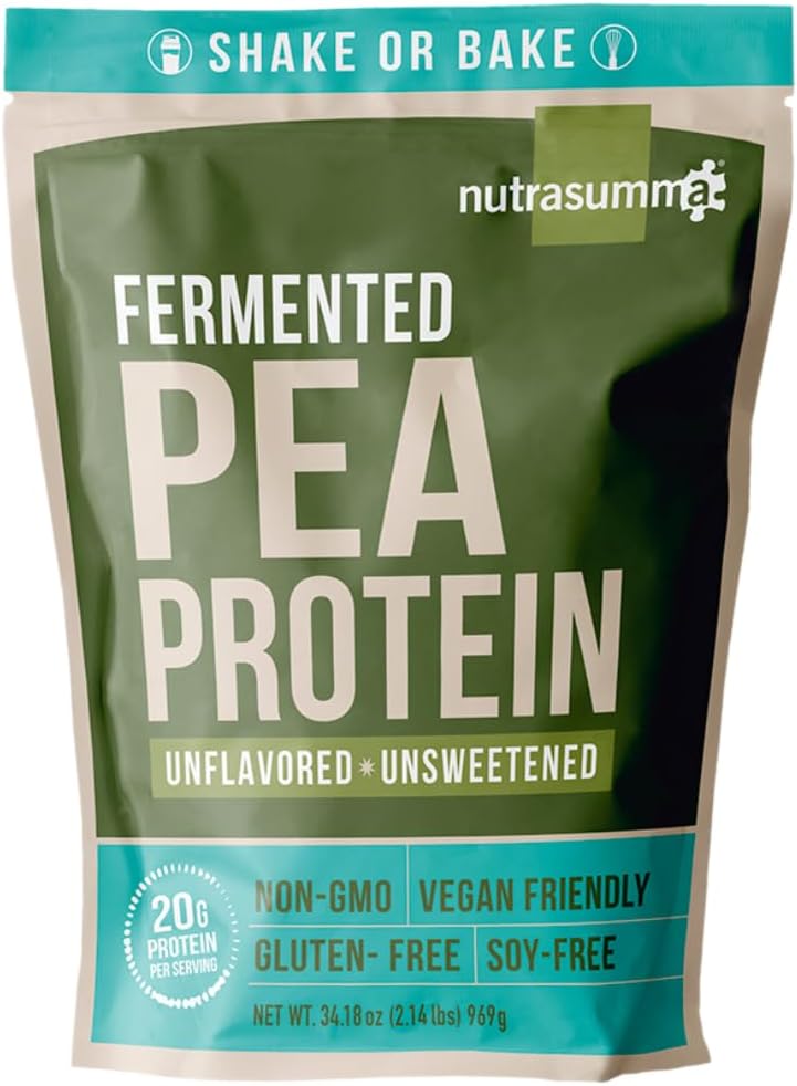 Nutrasumma Pea Protein Powder - Unflavored Vegan Protein Source