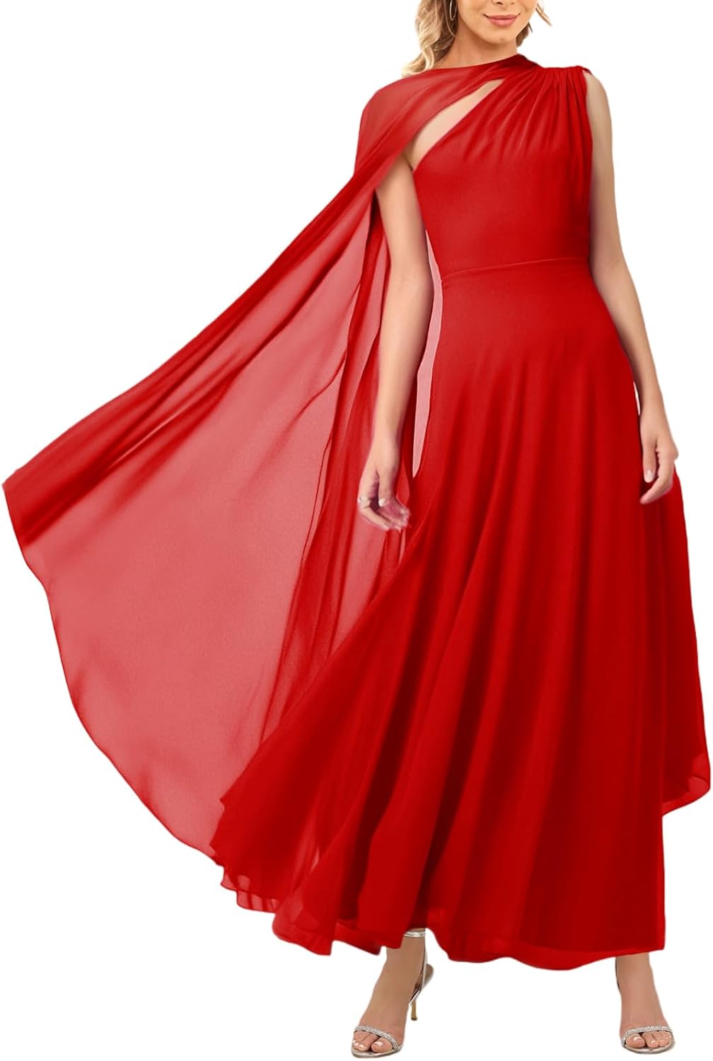 Elegant Evening Gowns for Women - Flowy Aline Maxi Dress