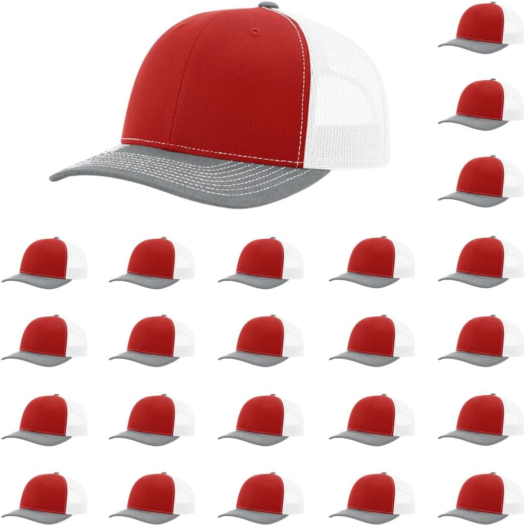 Richardson 112 Classic Six-Panel Adjustable Snapback Trucker Cap