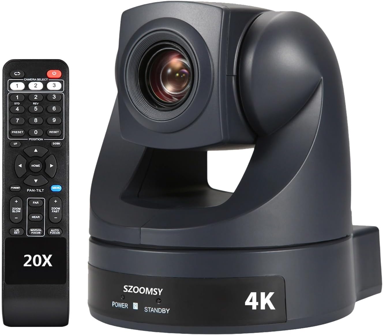 4K PTZ Camera with 20x Optical Zoom for Live Streaming Events
