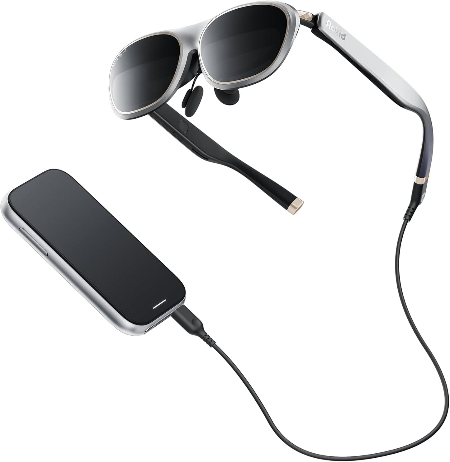 Rokid AR Spatial Glasses Max2: Immersive 3-Screen Experience