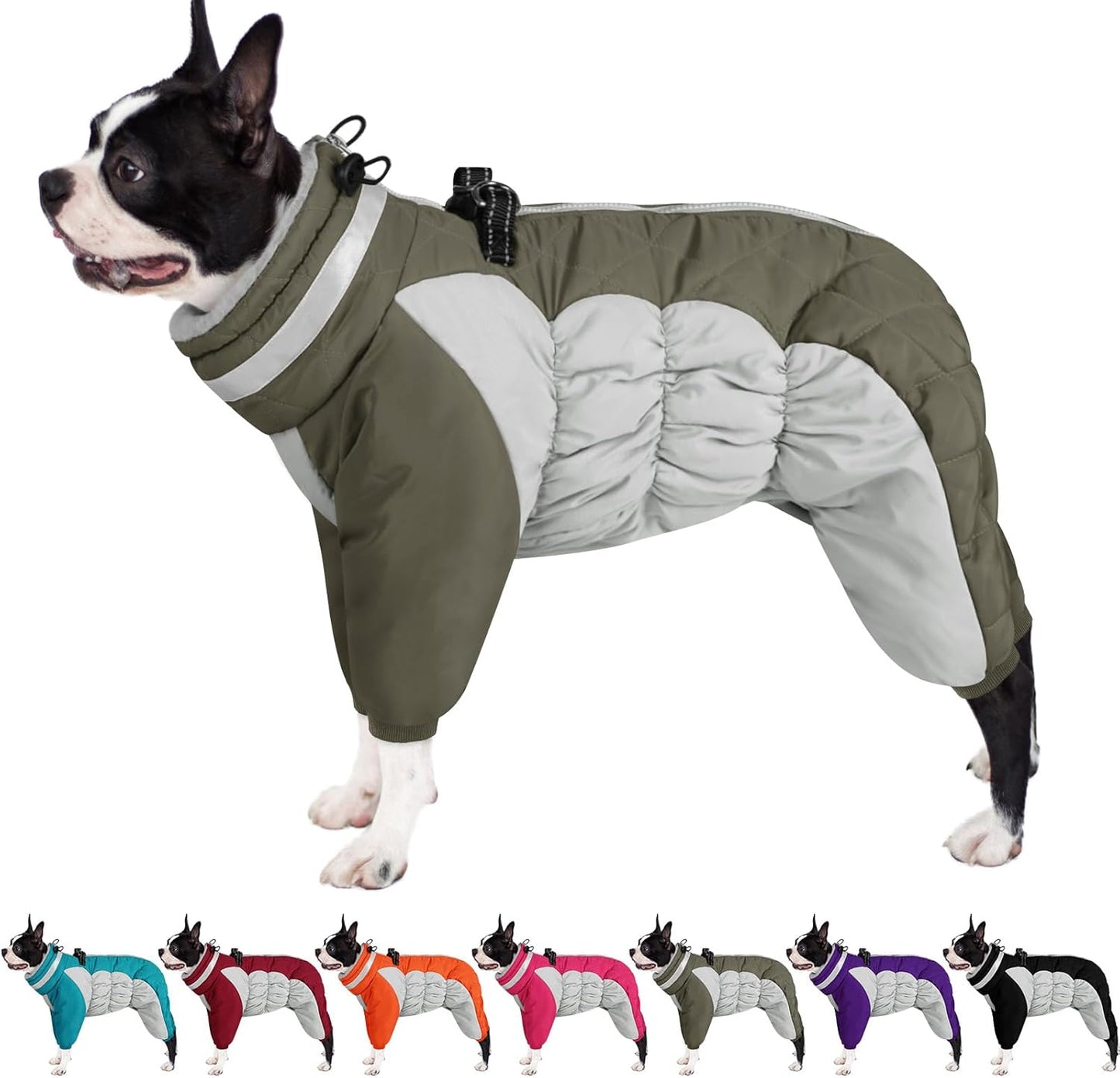 AOFITEE Dog Coat Warm Puffer Jacket for Winter Protection