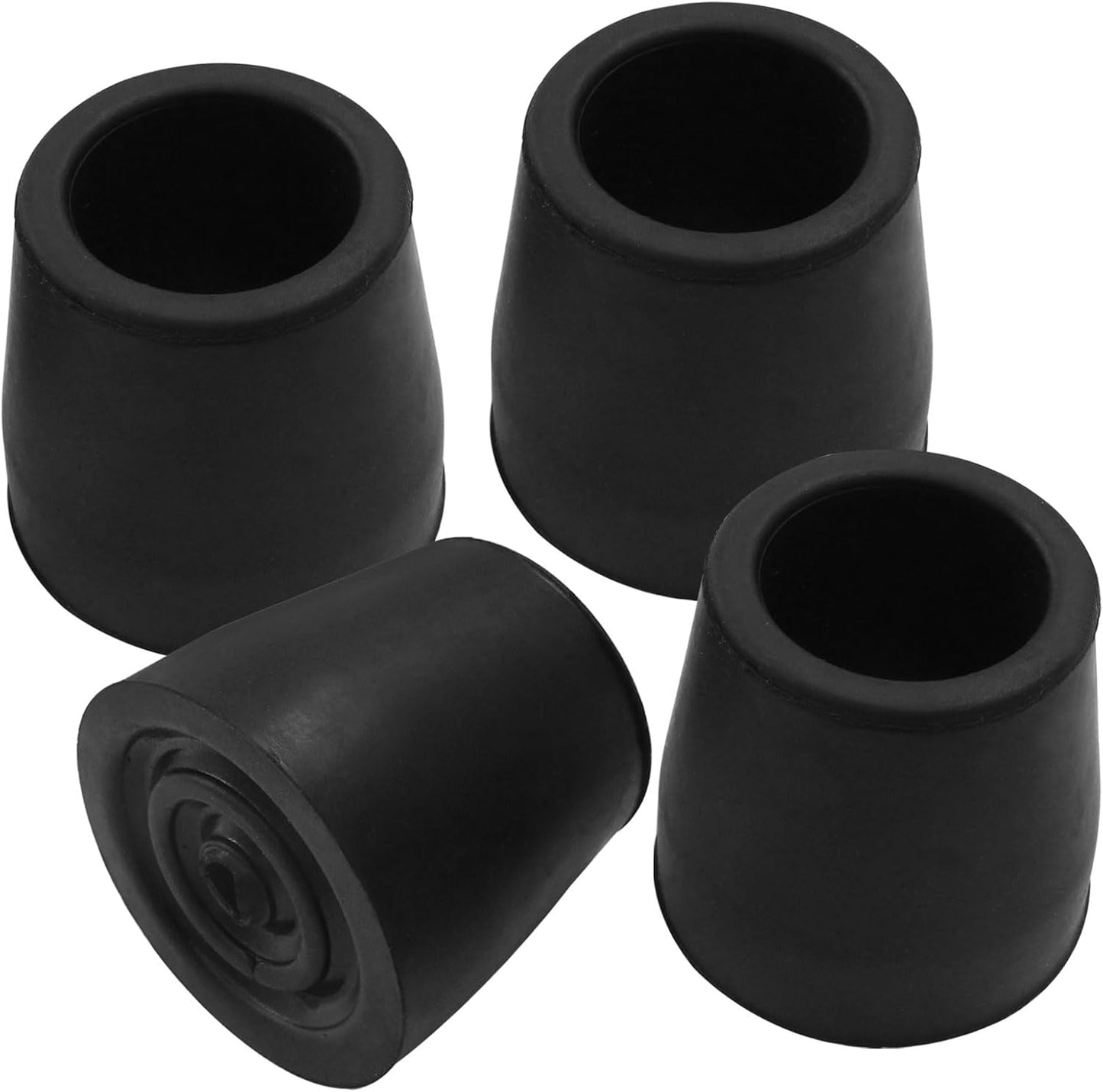 Non-Slip 1-Inch Rubber Cane Tips by Bonsicoky