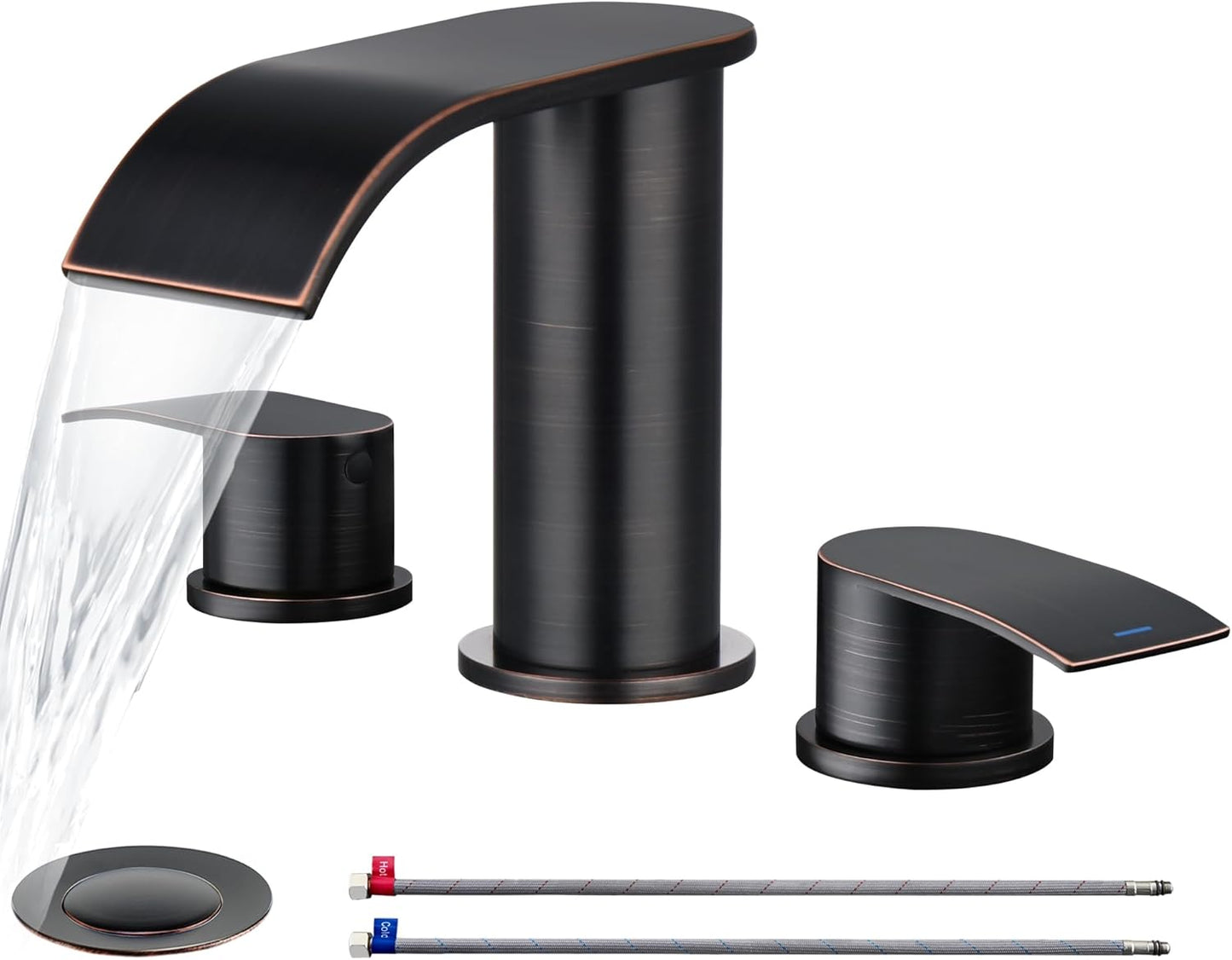 Ultimate Unicorn 8 inch Waterfall Bathroom Faucet in Bronze