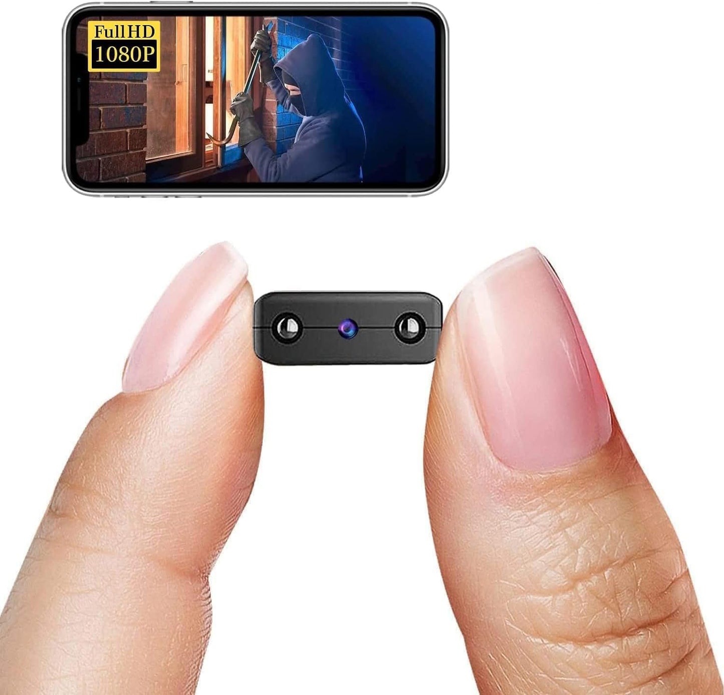 Rettru Mini WiFi Hidden Camera: HD1080P, Night Vision, Motion Detection