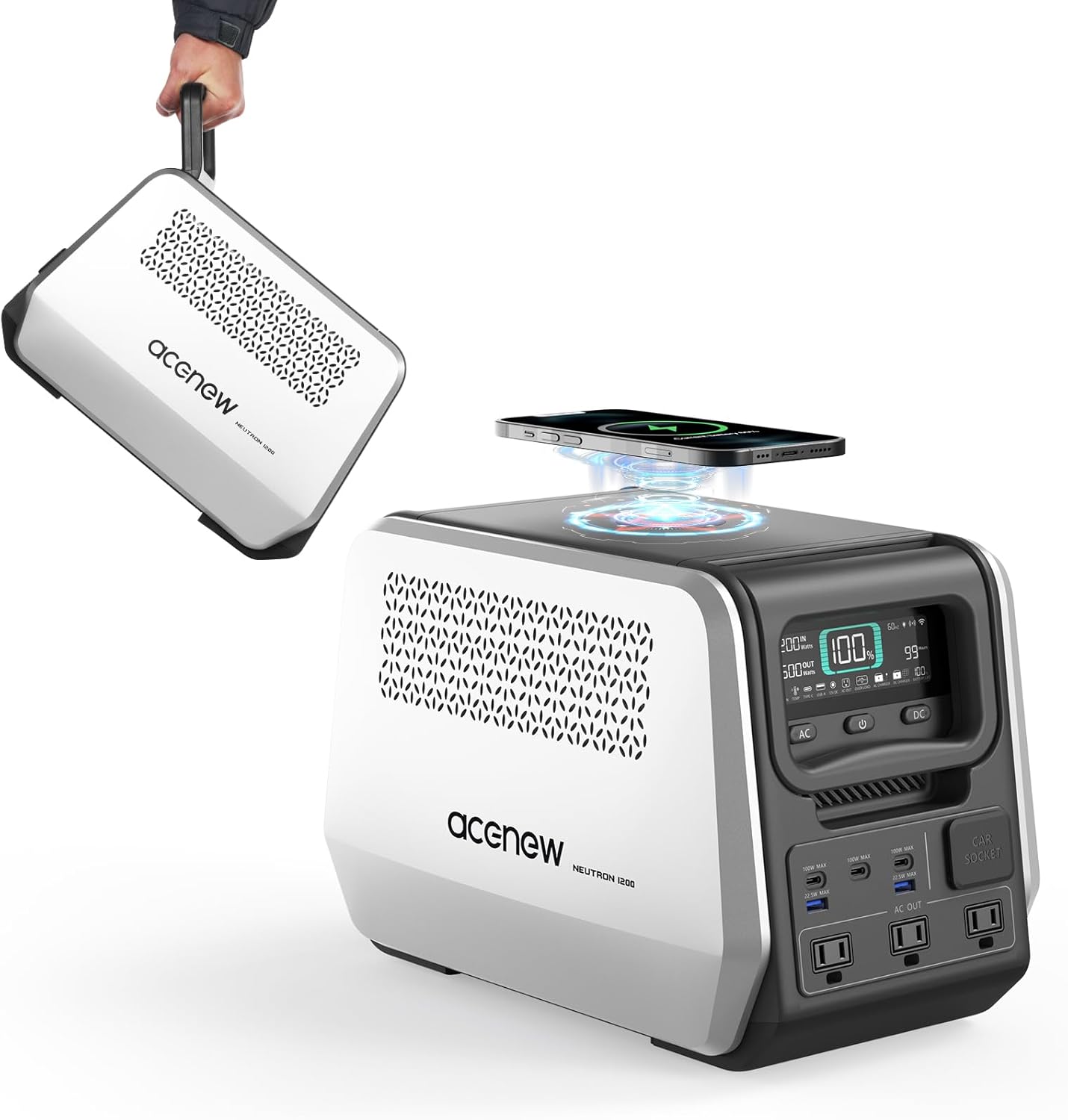 Acenew Portable Solar Generator - Power Anywhere