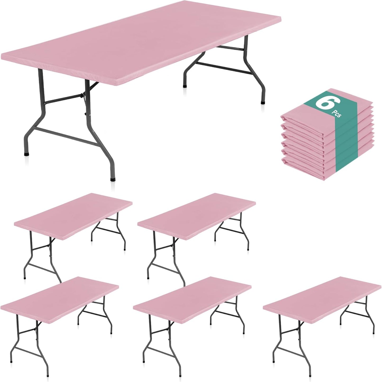 Waterproof Vinyl Tablecloths with Flannel Backing for Events