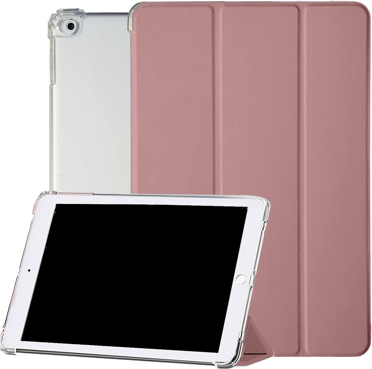 DuraSafe iPad 10.2 Inch Case - Smart Durable Cover in Rose Gold