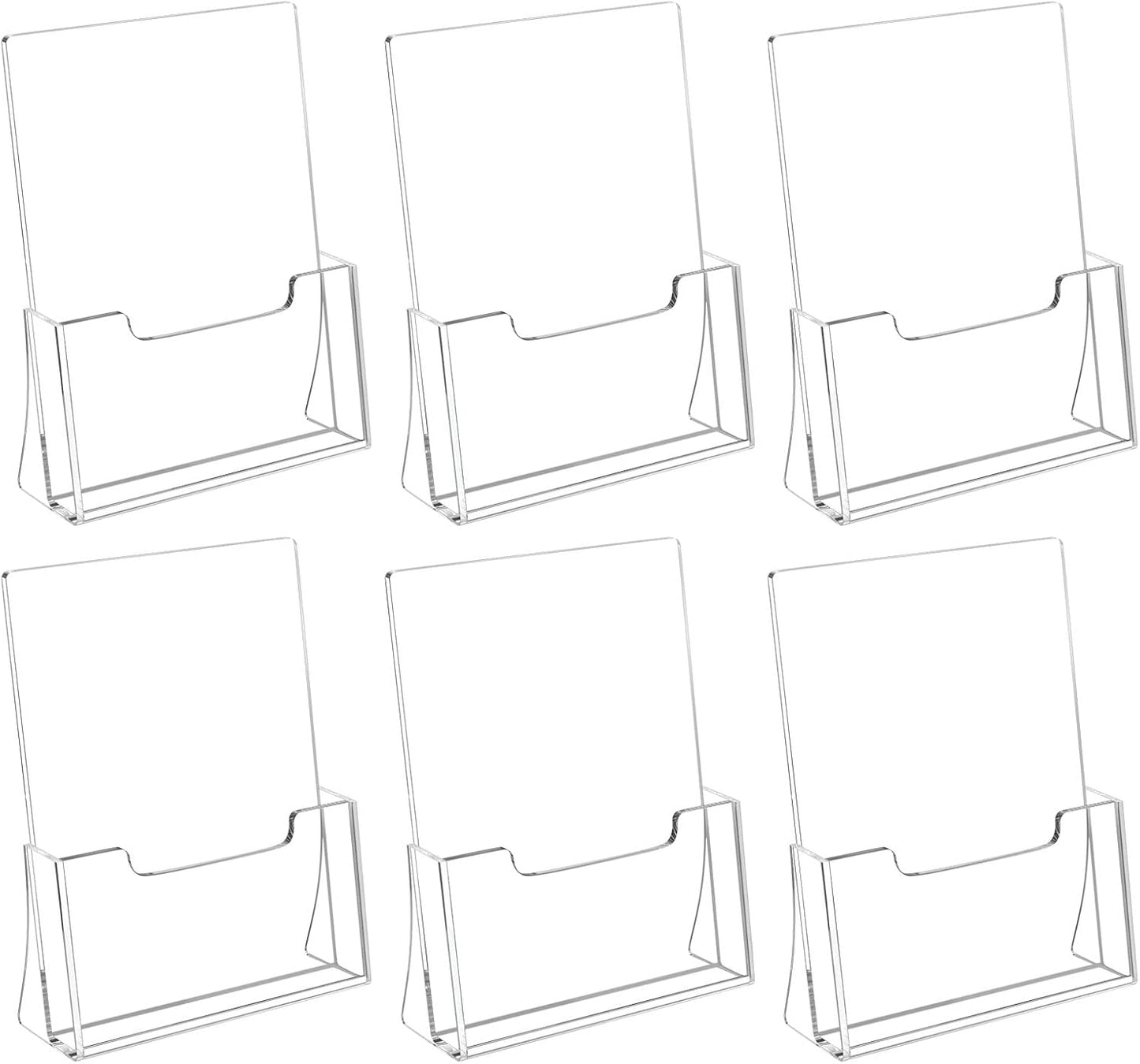 HIIMIEI Brochure Holder 8.5 x 11 inches for Displaying Flyers