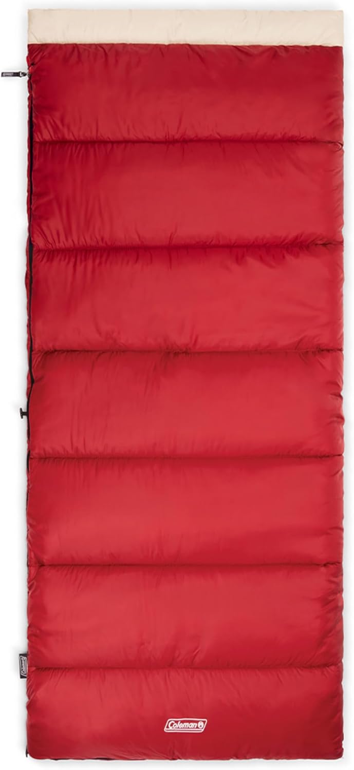 Coleman Flatlands Sleeping Bag for Cool-Weather Camping Comfort