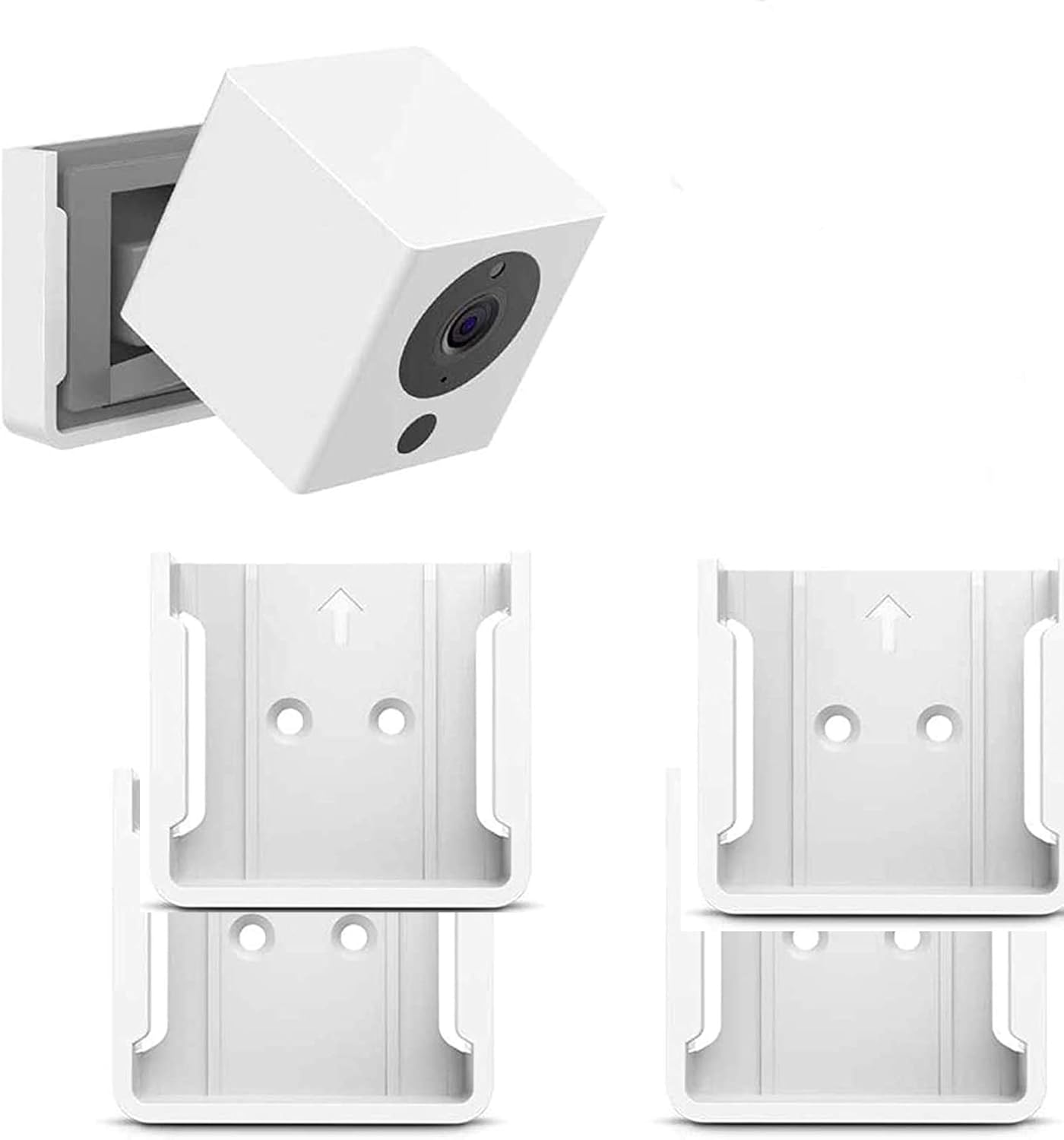 4PACK Easy Mount Kit for Wyze Cam - Screwless & VHB Stick On
