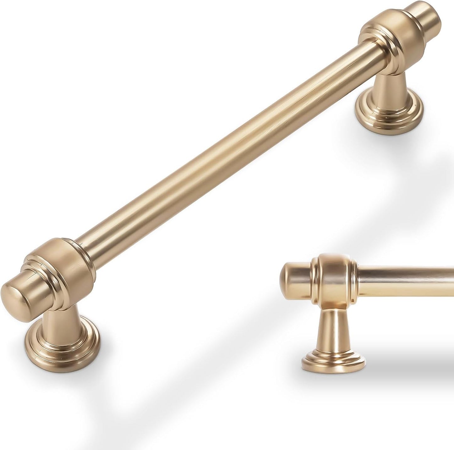 10 Pack Champagne Bronze Pulls for Kitchen Cabinet Handles