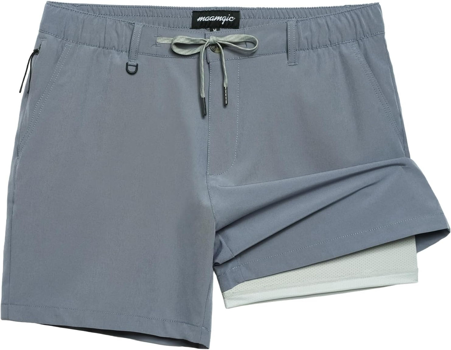 Mens Casual Shorts with Compression Liner for Ultimate Comfort