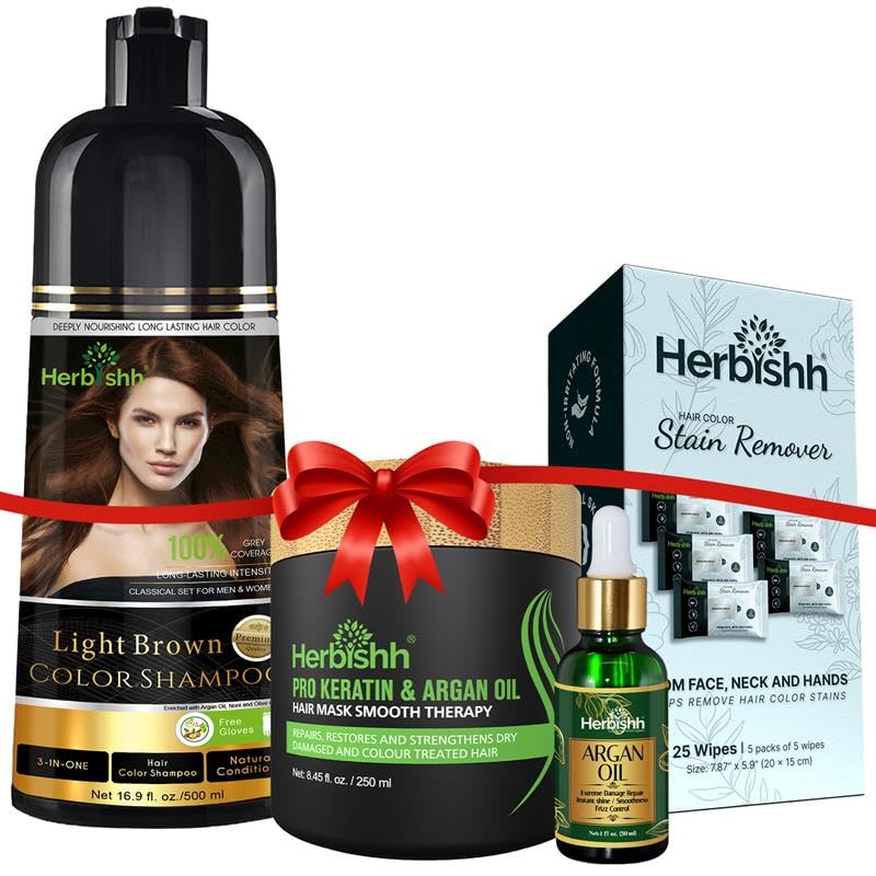 4-in-1 Hair Care Gift Set for Luxurious Hair Spa Experience
