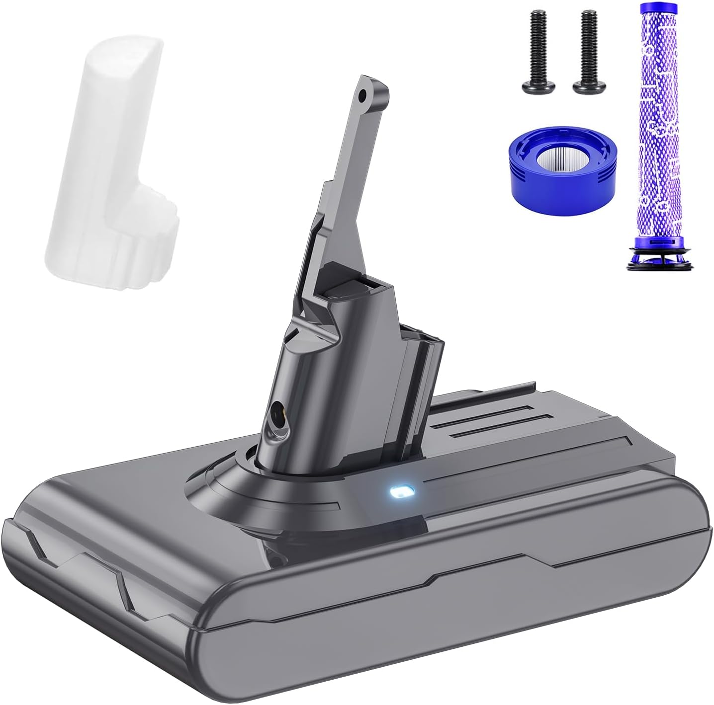 7000mAh V8 Battery Replacement for Dyson V8 Vacuum Cleaners