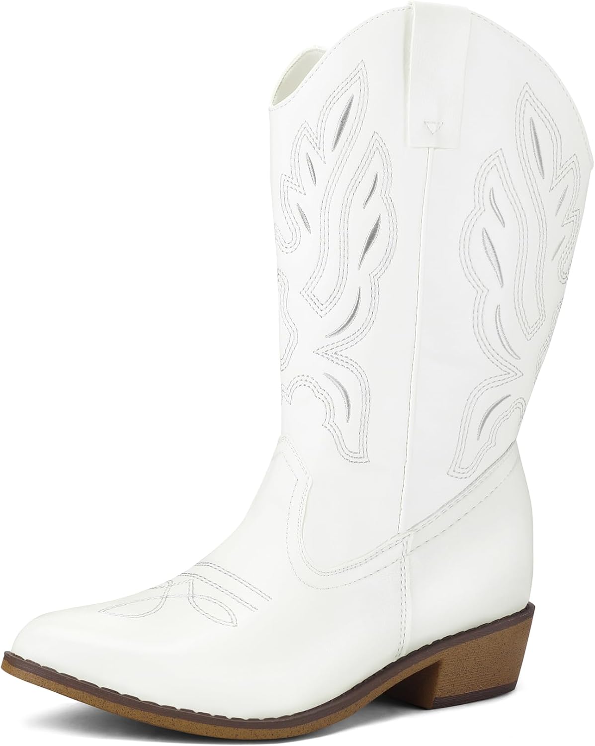 Wide Calf Cowboy Boots for Women - Stylish Retro Western Design