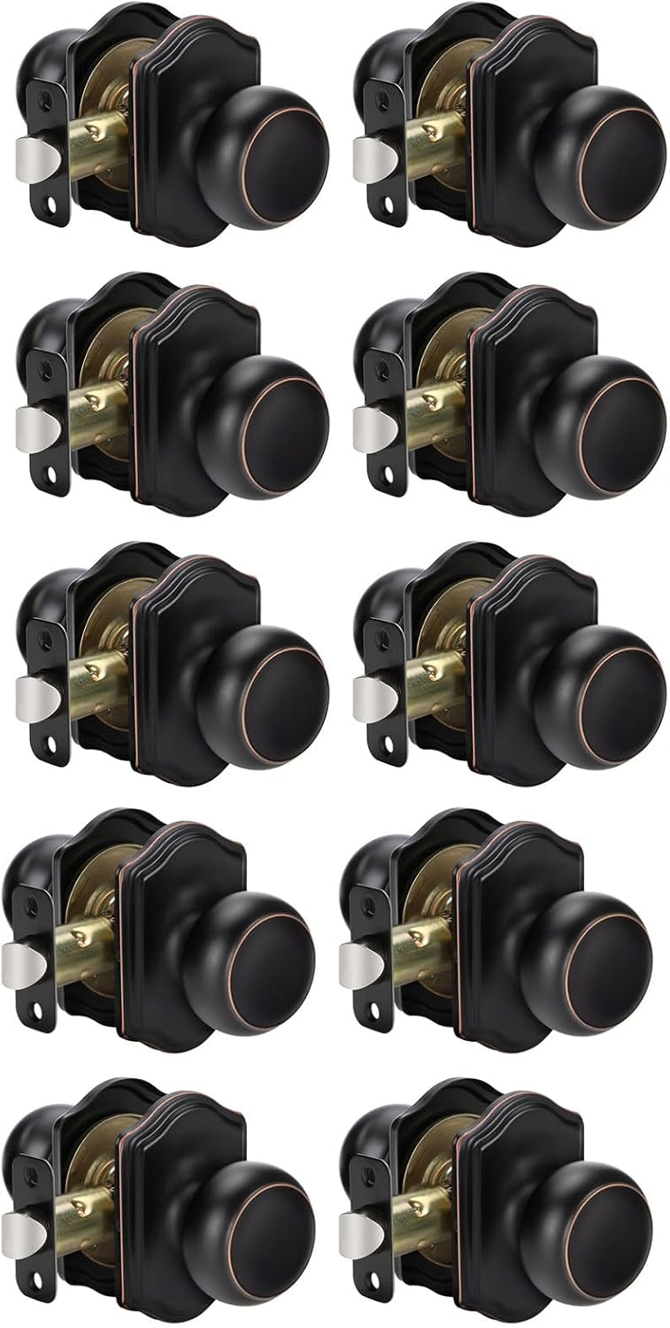 Oil Rubbed Bronze Closet Door Knobs for Modern Interiors