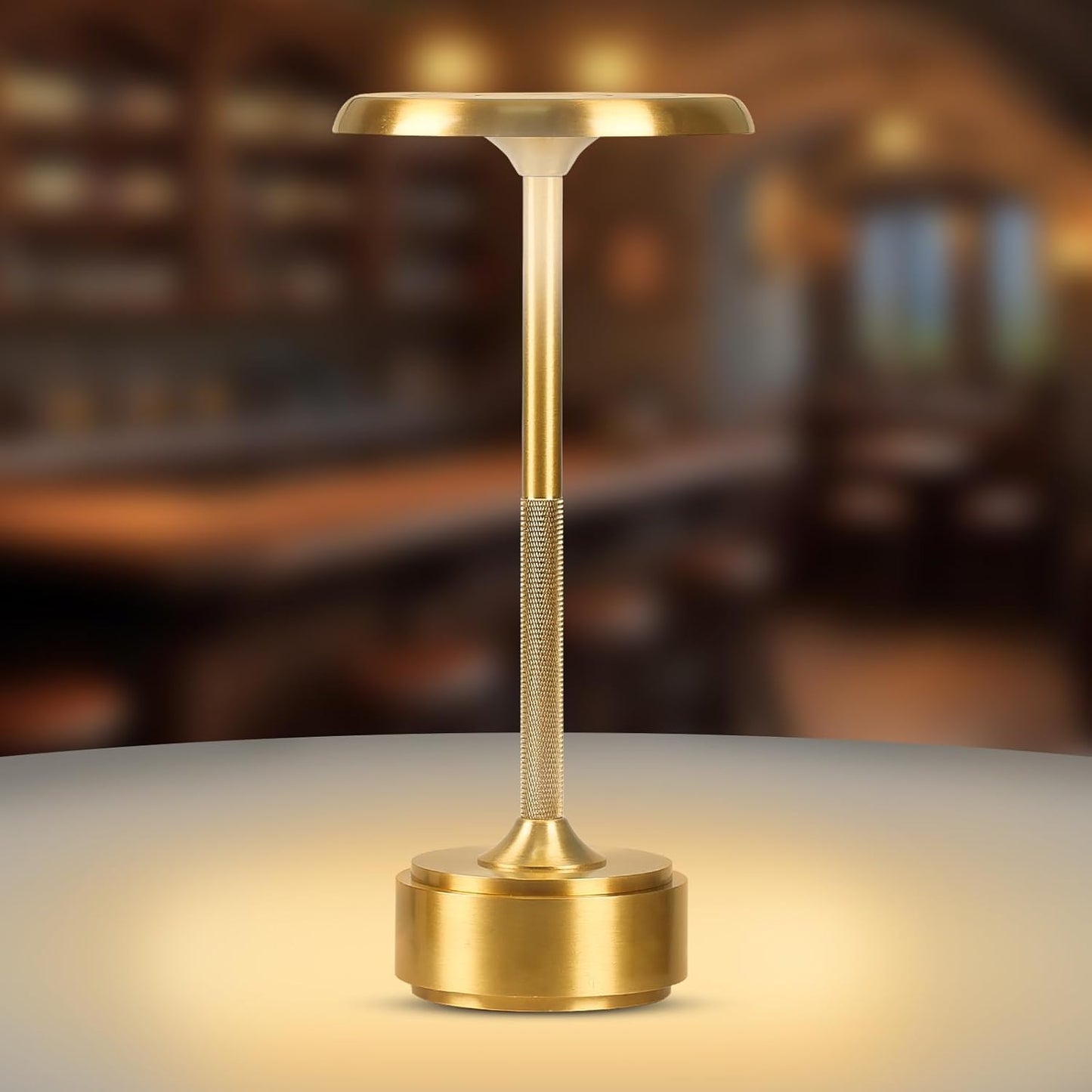 Portable Cordless LED Table Lamp with Touch Sensor Dimming