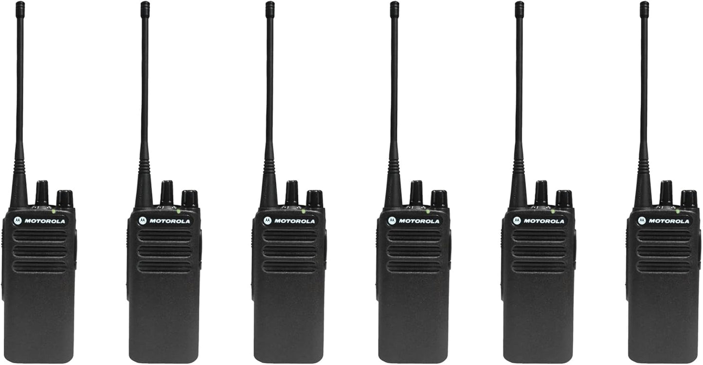 Motorola CP100D Analog UHF Two Way Radio 6 Pack Review