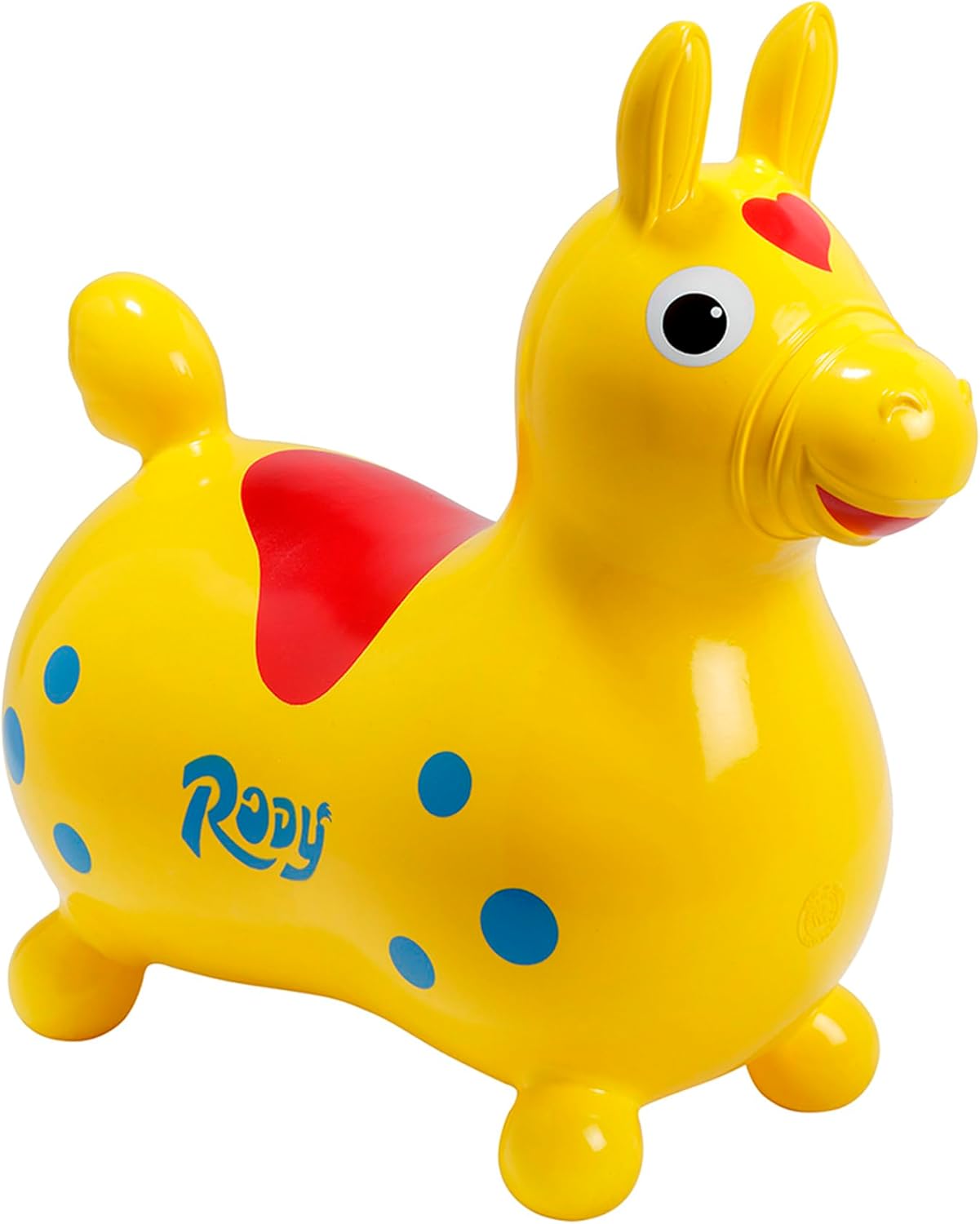 GYMNIC Rody Bounce Horse Yellow - Fun and Safe Inflatable Ride