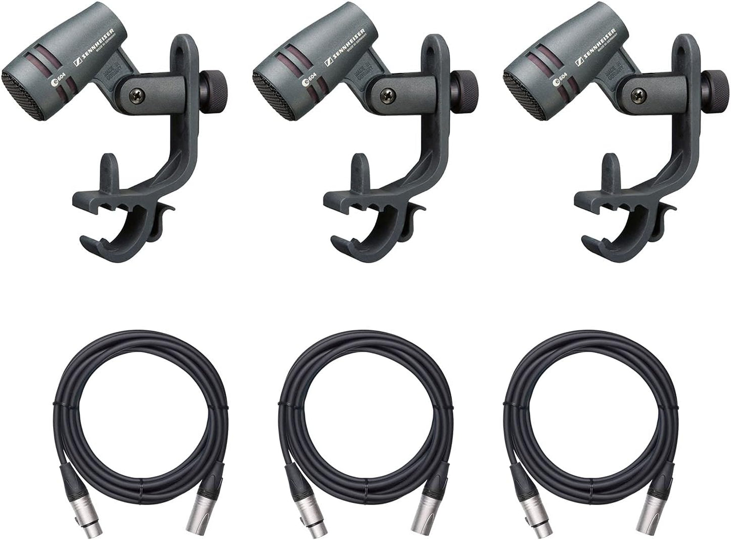 Professional Sound Trio: Sennheiser E604 Microphone Kit