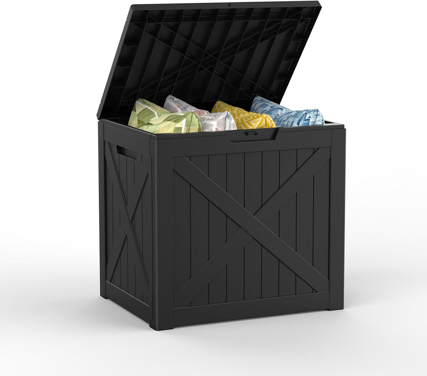 Mars Villa 31 Gallon Deck Box for Outdoor Storage and Seating